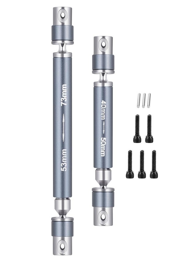 RCLIONS عمود إدارة مركزي فولاذي من RCLIONS، بطول 40+53 مم، مناسب لسيارات التحكم عن بعد من طراز AXIAL SCX24 AXI00001 C10 AXI00002 JLU AXI00006 Bronco RC Crawler، قطع غيار مُحسّنة - Image 1